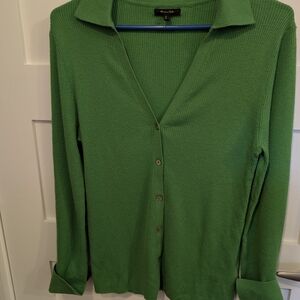 Massimo Dutti Green Women's Cardigan